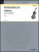 Cadenza Version for Cello Solo