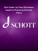 Drei Lieder: by Clara Schumann based on Poems by Heinrich Heine Arranged for Soprano and String Quartet by Aribert Reimann<br><br>Score