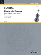 Product Cover for Danish Rhapsody Violin and Organ String Solo Softcover by Hal Leonard