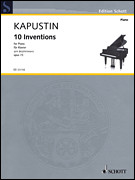10 Inventions Op. 73 Piano Solo