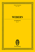 Symphony Op. 21 Edition Eulenburg No. 1552
