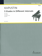 5 Etudes in Different Intervals, Op. 68 Piano