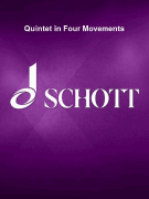 Quintet in Four Movements for Violin, Viola, Cello, Bass, and Piano<br><br>Score and Parts