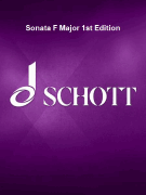 Sonata F Major 1st Edition Cello and Piano