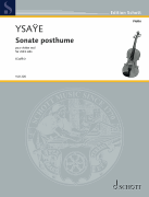Sonate Posthume, Op. 27bix for Violin Solo