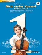 My First Concert 25 Concert Pieces from 5 Centuries for Cello and Piano – Book/ Audio
