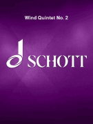Wind Quintet No. 2 Music in Memory of a Friend<br><br>Woodwind Quintet Score and Parts