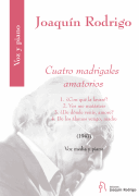 Cuatro Madrigales Amatorios Medium Voice and Piano
