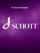 Il Canto Sospeso Facsimile of the Autograph Score<br><br>SATB and Orchestra