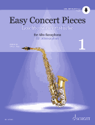 Easy Concert Pieces, Volume 1 23 Pieces from 5 Centuries<br><br>Alto Saxophone and Piano<br><br>Book with Aud