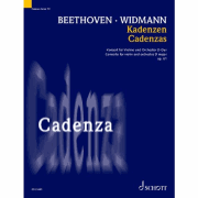 Cadenzas Op. 61, Vol. 19 &ndash; Concerto for Violin by Beethoven Violin Solo, Double Bass, Timpani (also Violin and Flute)