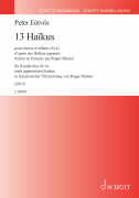 13 Haikus for Children's SA Choir