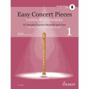 Easy Concert Pieces, Vol. 1 30 Pieces from 5 Centuries<br><br>Descant Recorder and Piano