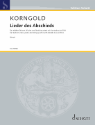 Lieder Des Abschieds, Op. 14 for Medium Voice, 2 Violins, Viola, Cello, Double Bass, Piano