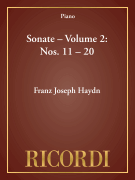 Sonate – Volume 2: Nos. 11 – 20 Piano Solo