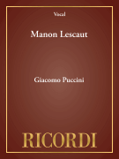Manon Lescaut Libretto