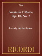 Sonata in F Major, Op. 10, No. 2 Piano Solo