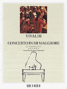 Concerto in D Major for Flute Strings and Basso Continuo “Il Gardellino” Op.10 No.3, RV428 Flute with Piano Reduction