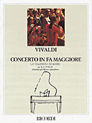 Concerto in F Major for Flute Strings and Basso Continuo “La tempesta di more” Op.10 No.1, RV433 Flute with Piano Reduction