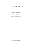 Canon for 3 – In Memoriam of Igor Stravinsky Score and Parts