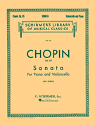 Sonata in G Minor, Op. 65 Schirmer Library of Classics Volume 64<br><br>Cello and Piano