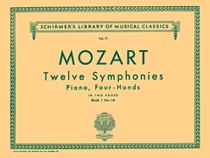 12 Symphonies – Book 1: Nos. 1–6 Schirmer Library of Classics Volume 71<br><br>Piano Duet