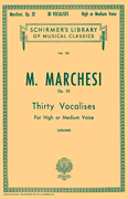 30 Vocalises, Op. 32 Schirmer Library of Classics Volume 126<br><br>High or Medium Voice