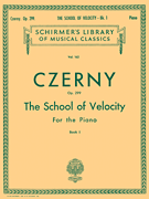 School of Velocity, Op. 299 – Book 1 Schirmer Library of Classics Volume 162<br><br>Piano Technique
