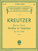 Kreutzer – 42 Studies or Caprices Schirmer Library of Classics Volume 230<br><br>Violin Method