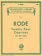 24 Caprices Schirmer Library of Classics Volume 231<br><br>Violin and Piano
