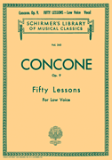 50 Lessons, Op. 9 Schirmer Library of Classics Volume 243<br><br>Low Voice