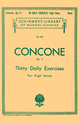 30 Daily Exercises, Op. 11 – High Voice Schirmer Library of Classics Volume 294