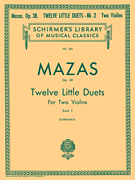 12 Little Duets, Op. 38 – Book 2 Schirmer Library of Classics Volume 332