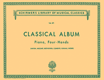 Classical Album: 12 original pieces Schirmer Library of Classics Volume 371<br><br>Piano Duet