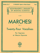 24 Vocalises, Op. 2 Schirmer Library of Classics Volume 391<br><br>Soprano or Mezzo-Soprano