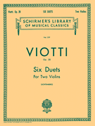 6 Duets, Op. 20 Schirmer Library of Classics Volume 519<br><br>Score and Parts