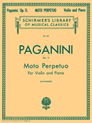 Moto Perpetuo, Op. 11, No. 6 Schirmer Library of Classics Volume 521<br><br>Violin and Piano