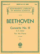 Concerto No. 3 in C Minor, Op. 37 (2-piano score) Schirmer Library of Classics Volume 623<br><br>National Federation of Music Clubs 2014-2016<br><br>Piano Duet