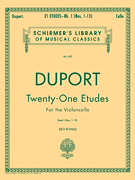 21 Etudes – Book 1 Schirmer Library of Classics Volume 637<br><br>Cello Solo