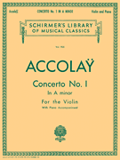 Concerto No. 1 in A Minor Schirmer Library of Classics Volume 905<br><br>Violin with Piano Accompaniment