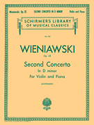 Second Concerto in D Minor, Op. 22 Schirmer Library of Classics Volume 951<br><br>Score and Parts