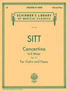 Concertino in E Minor, Op. 31 Violin and Piano