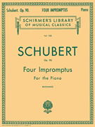 4 Impromptus, Op. 90 Schirmer Library of Classics Volume 1125<br><br>Piano Solo