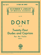 24 Etudes and Caprices, Op. 35 Schirmer Library of Classics Volume 1179<br><br>Violin Solo