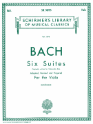 6 Suites Schirmer Library of Classics Volume 1278<br><br>Viola Solo
