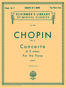 Concerto No. 1 in E Minor, Op. 11 Schirmer Library of Classics Volume 1350<br><br>Piano Duet