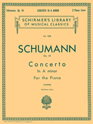 Concerto in A Minor, Op. 54 (2-piano score) Schirmer Library of Classics Volume 1358<br><br>Piano Duet