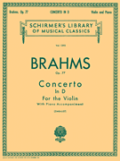 Concerto in D, Op. 77 Schirmer Library of Classics Volume 1395<br><br>Violin and Piano