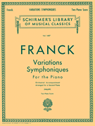 Variations Symphoniques Schirmer Library of Classics Volume 1407<br><br>Piano Duet