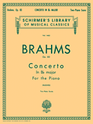 Concerto No. 2 in B<i>b</i>, Op. 83 Schirmer Library of Classics Volume 1465<br><br>Piano Duet